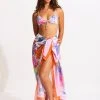 Seafolly Ladies Under The Sea Sarong - White -Seafolly shop 55051 SG White 3