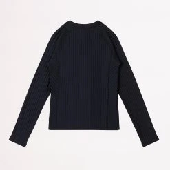 Seafolly Girls Girls Summer Essential Long Sleeve Rashie - Black 7 Seafolly Girls Girls Summer Essential Long Sleeve Rashie - Black -Seafolly shop 56496 Black 3