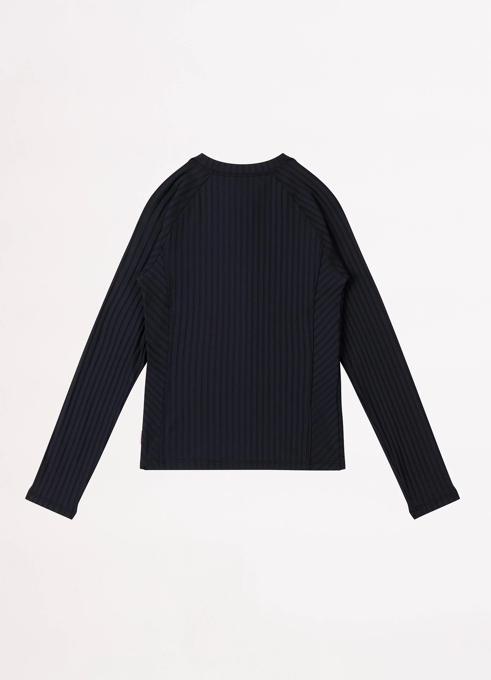 Seafolly Girls Girls Summer Essential Long Sleeve Rashie - Black 5 Seafolly Girls Girls Summer Essential Long Sleeve Rashie - Black - Image 3