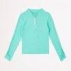 Seafolly Girls Girls L/S Rash Vest- Mint -Seafolly shop 56503T Mint 1