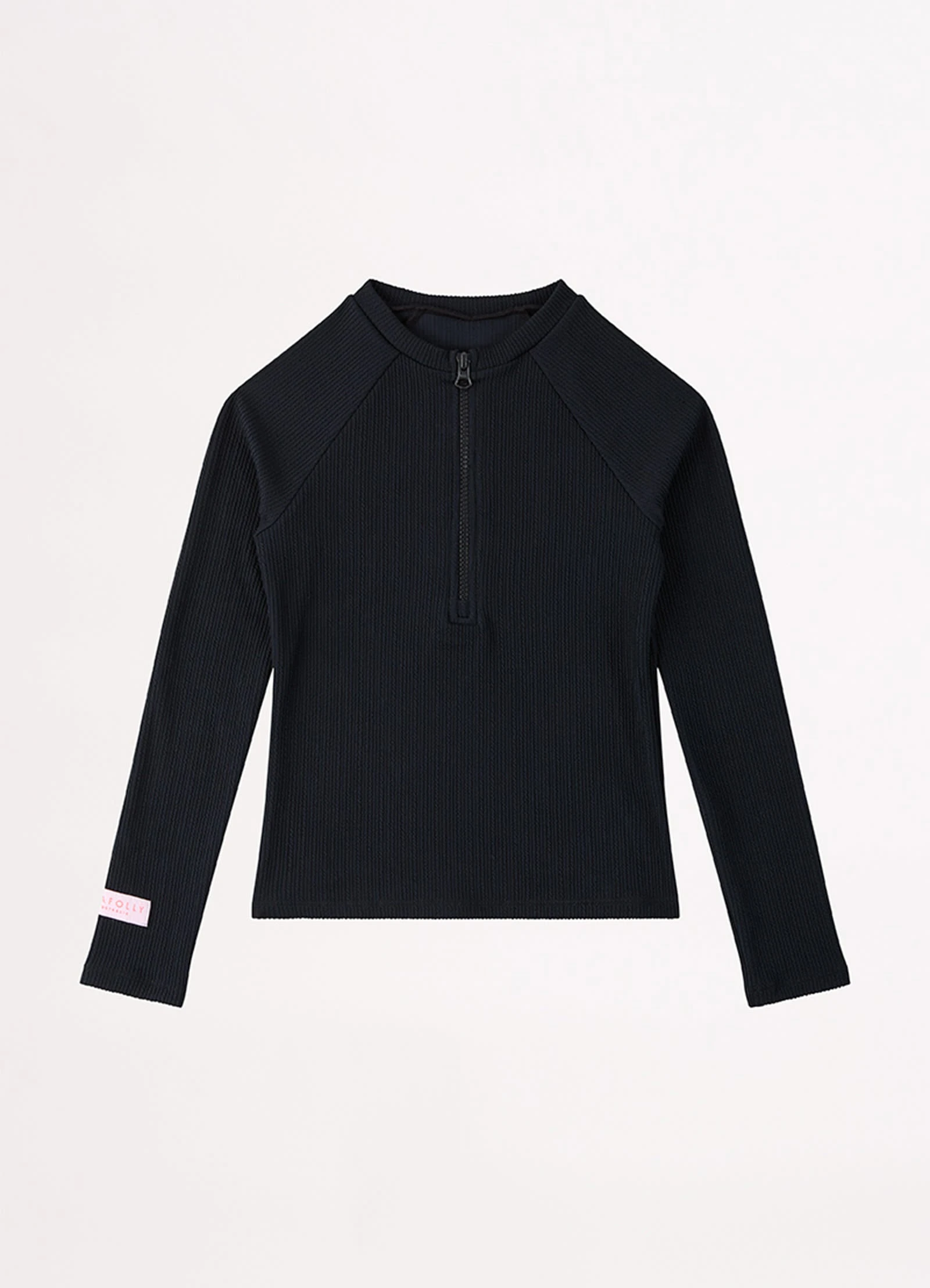 Seafolly Girls Girls Summer Essentials Long Sleeve Rashie- Black 3 Seafolly Girls Girls Summer Essentials Long Sleeve Rashie- Black