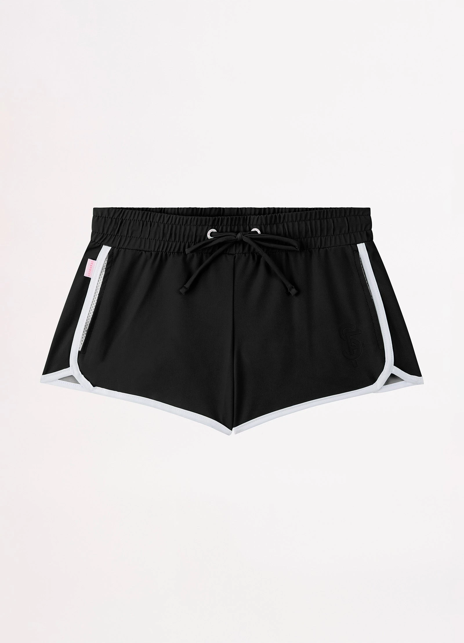 Seafolly Girls Essential Board Short - Black 4 Seafolly Girls Essential Board Short - Black - Image 2