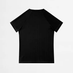 Seafolly Girls Essential Girls S/S Rash Vest - Black 7 Seafolly Girls Essential Girls S/S Rash Vest - Black -Seafolly shop 56552 Black 3