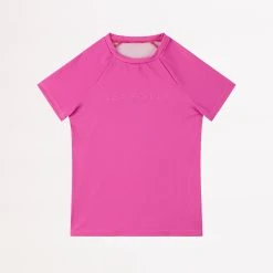 Seafolly Girls Essential Girls S/S Rash Vest - Pink -Seafolly shop 56552 Pink 3