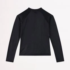 Seafolly Girls Essential Girls L/S Rash Vest - Black -Seafolly shop 56553 Black 3