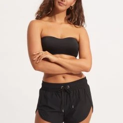 Seafolly Ladies Seafolly Collective Active Boardshort - Black