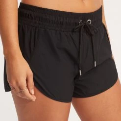 Seafolly Ladies Seafolly Collective Active Boardshort - Black -Seafolly shop 60240 848 Black 9
