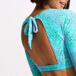 Seafolly Ladies Sea Skin Long Sleeve Crop Rashie - Vivid Green 11 Seafolly Ladies Sea Skin Long Sleeve Crop Rashie - Vivid Green -Seafolly shop 60282 064 VividGreen 7