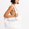 Seafolly Ladies Ship Sail Tote Bag - White -Seafolly shop 71147 BG White 1