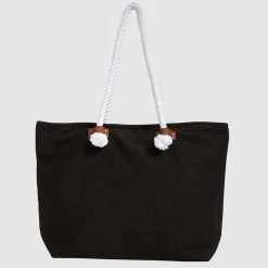 Seafolly Ladies Ship Sail Tote Bag - Black -Seafolly shop 71147 BG Black 2 ba171f89 6816 4fca acfc 814b4de400f3