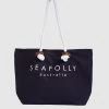 Seafolly Ladies Ship Sail Tote Bag - Indigo -Seafolly shop 71147 BG Indigo 1