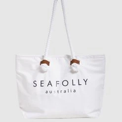 Seafolly Ladies Ship Sail Tote Bag - White 6 Seafolly Ladies Ship Sail Tote Bag - White -Seafolly shop 71147 BG White 1 1e203c01 17b2 433e 9a7d d6056dd44981