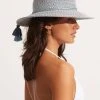 Seafolly Ladies Collapsible Fedora - Indigo -Seafolly shop 71299 HT Indigo 1 9cf247d8 f5d0 4973 a375 f327f3f9ef7a