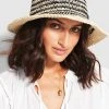 Seafolly Ladies Stripe Soleil Hat - Natural/Navy -Seafolly shop 71748 HT Natural 21Na 2 69a0c1ce a307 4285 9685 173ae79940b8