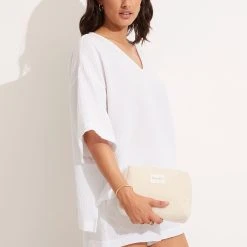 Seafolly Ladies Terry Pouch - Natural