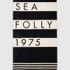 Seafolly Ladies Folly Stripe Towel - Black -Seafolly shop 71772 TL Black 1 24bc0774 ea46 4fd2 9895 77b6685f47b3