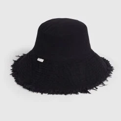 Seafolly Ladies Fringe Bucket Hat - Black 7 Seafolly Ladies Fringe Bucket Hat - Black -Seafolly shop 71784 HT Black 2 3b8761d2 2ee7 48a7 84cc f755a0f5f6f2