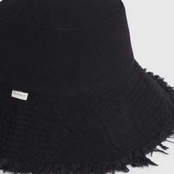 Seafolly Ladies Fringe Bucket Hat - Black 8 Seafolly Ladies Fringe Bucket Hat - Black -Seafolly shop 71784 HT Black 3 308320c8 9bee 4ad8 bb64 a4af16b224f0
