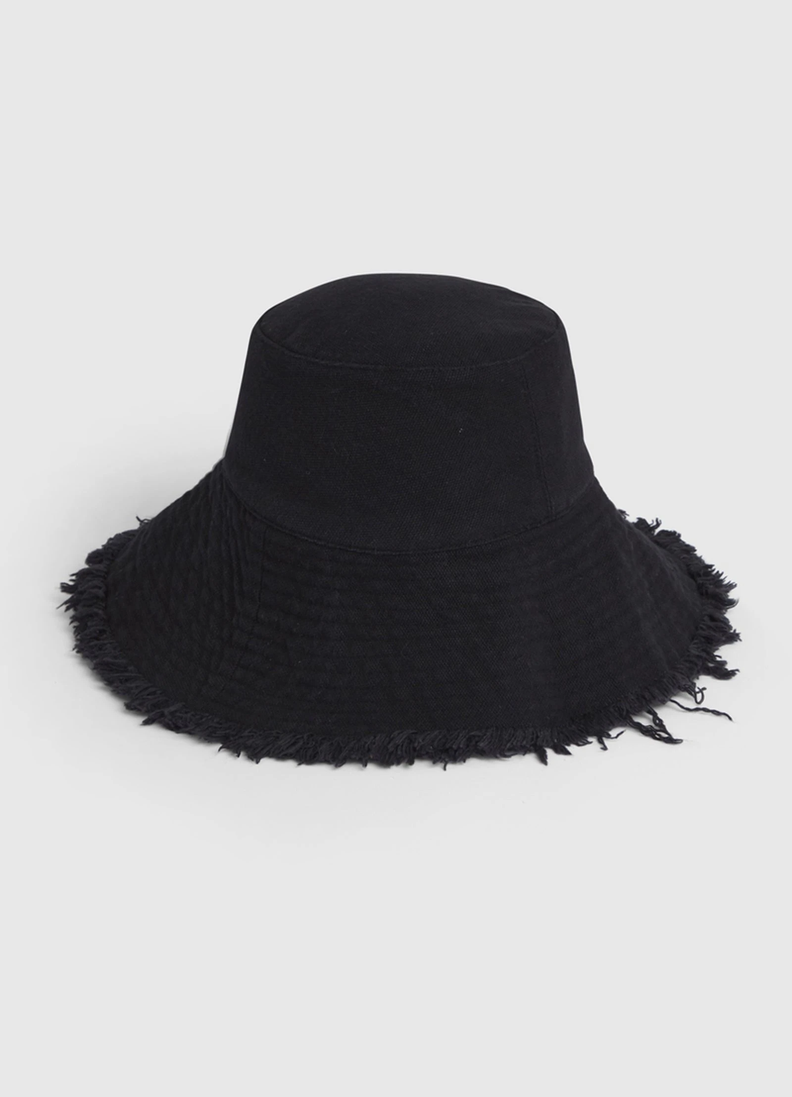 Seafolly Ladies Fringe Bucket Hat - Black 6 Seafolly Ladies Fringe Bucket Hat - Black - Image 4