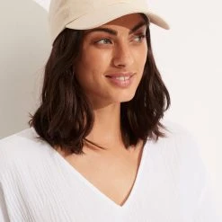 Seafolly Ladies Seafolly Cap - Natural