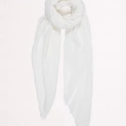 Seafolly Ladies Textured Cotton Beach Wrap - White -Seafolly shop 71830 White 3