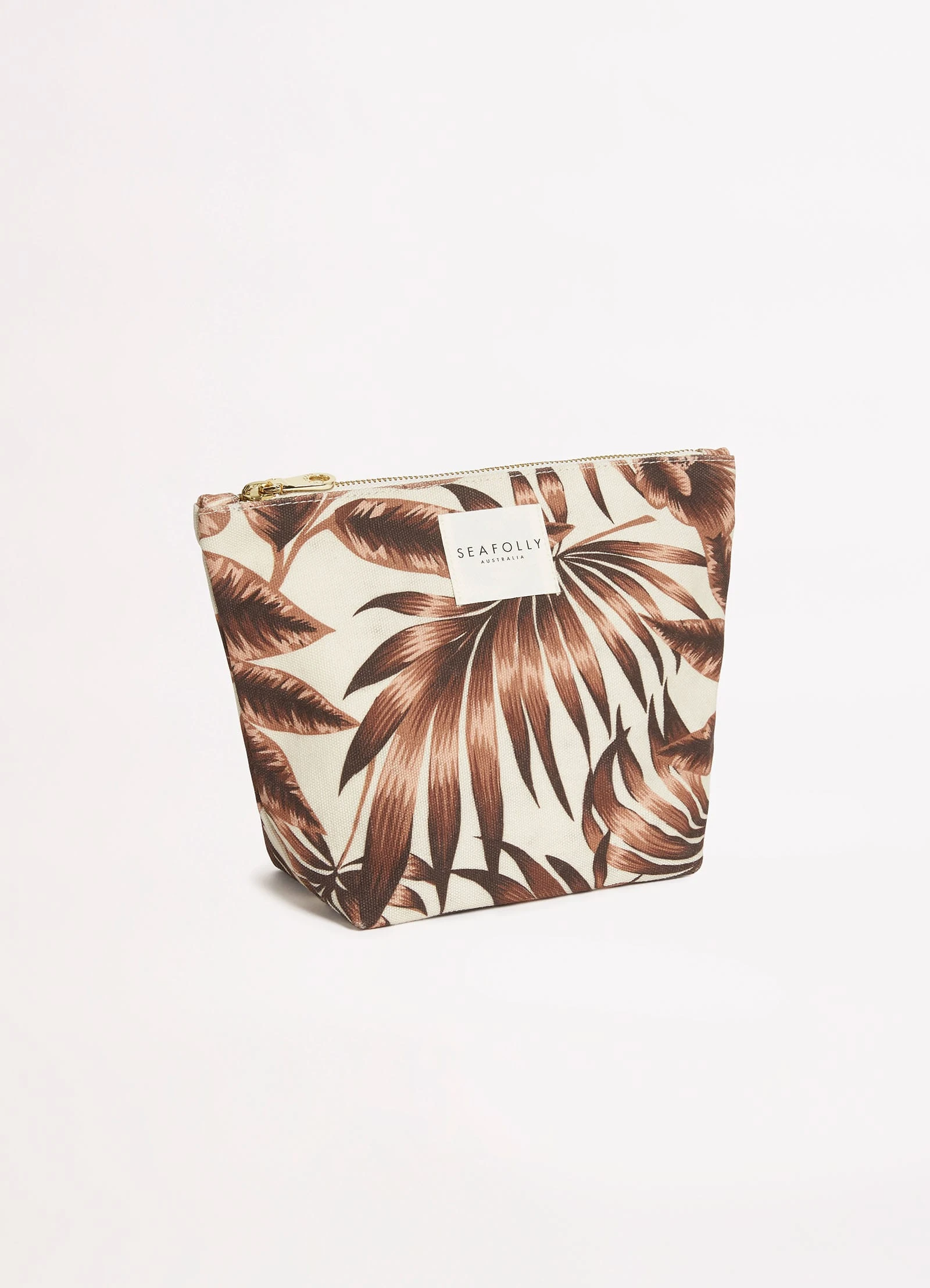 Seafolly Ladies Island In The Sun Canvas Pouch - Ecru 4 Seafolly Ladies Island In The Sun Canvas Pouch - Ecru - Image 2