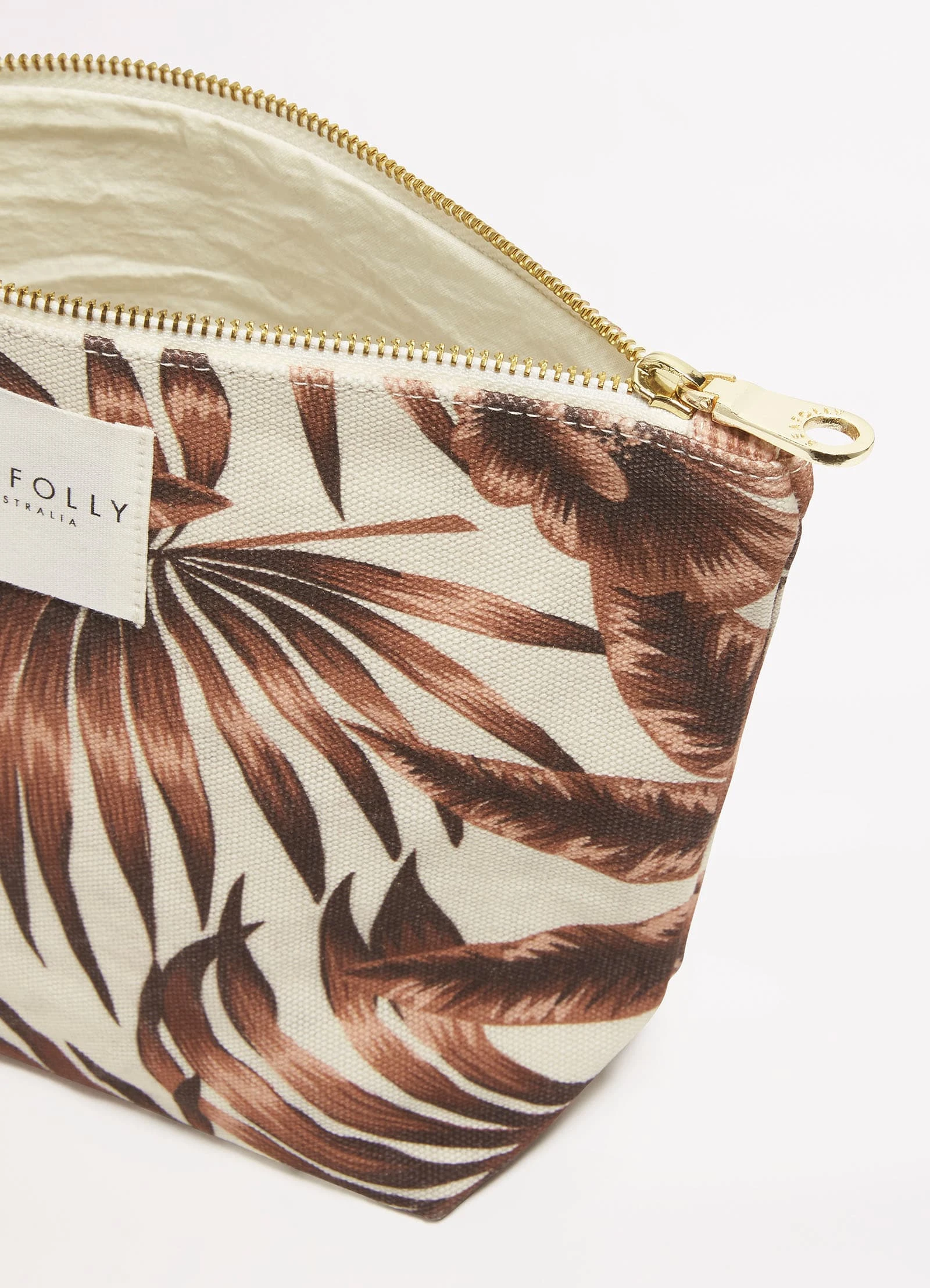 Seafolly Ladies Island In The Sun Canvas Pouch - Ecru 5 Seafolly Ladies Island In The Sun Canvas Pouch - Ecru - Image 3