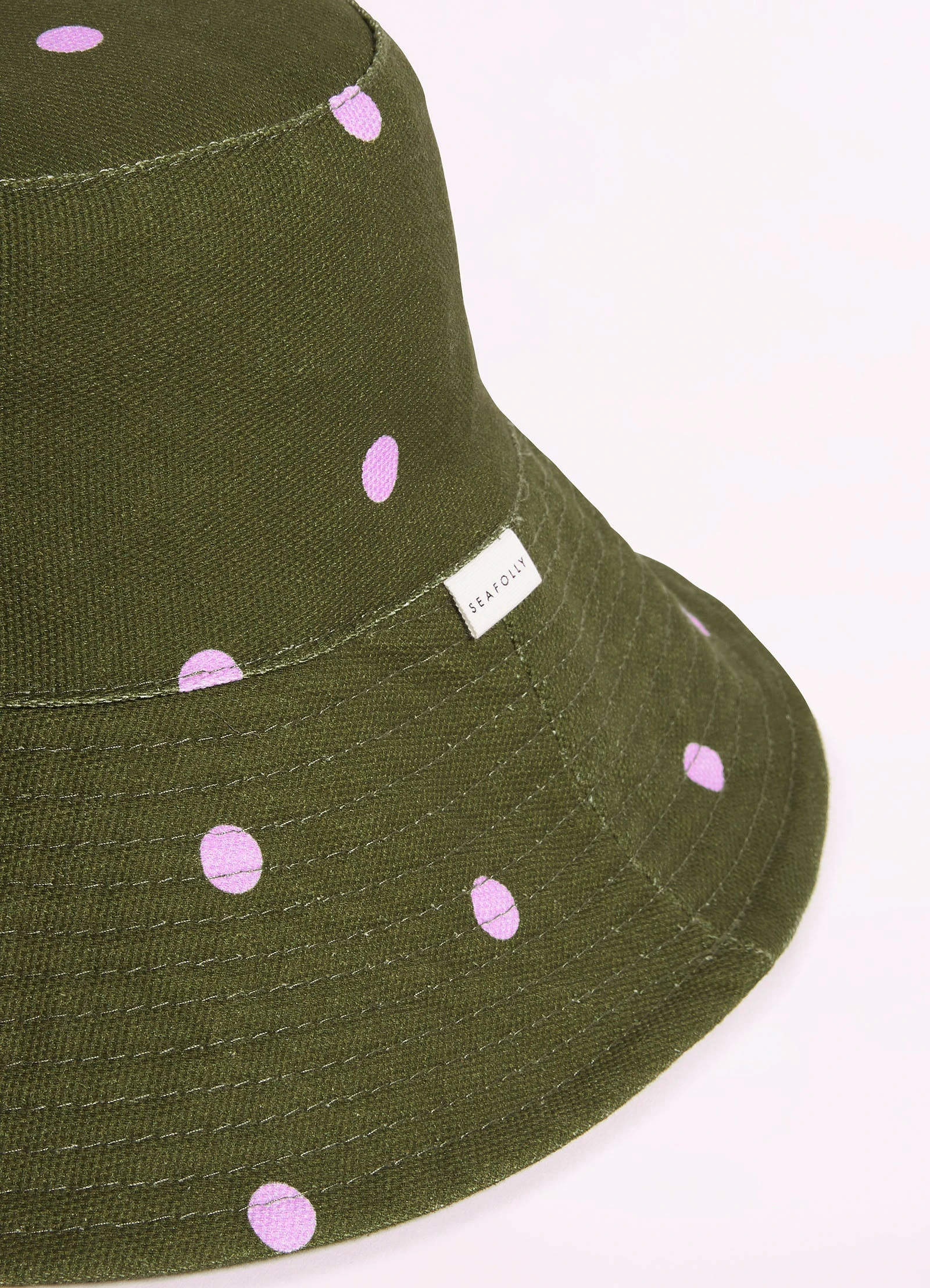 Seafolly Ladies Paradise Spot Bucket Hat - Avocado 5 Seafolly Ladies Paradise Spot Bucket Hat - Avocado - Image 3