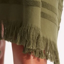 Seafolly Ladies Towel Poncho - Avocado 13 Seafolly Ladies Towel Poncho - Avocado -Seafolly shop 71847 TL Avocado 6