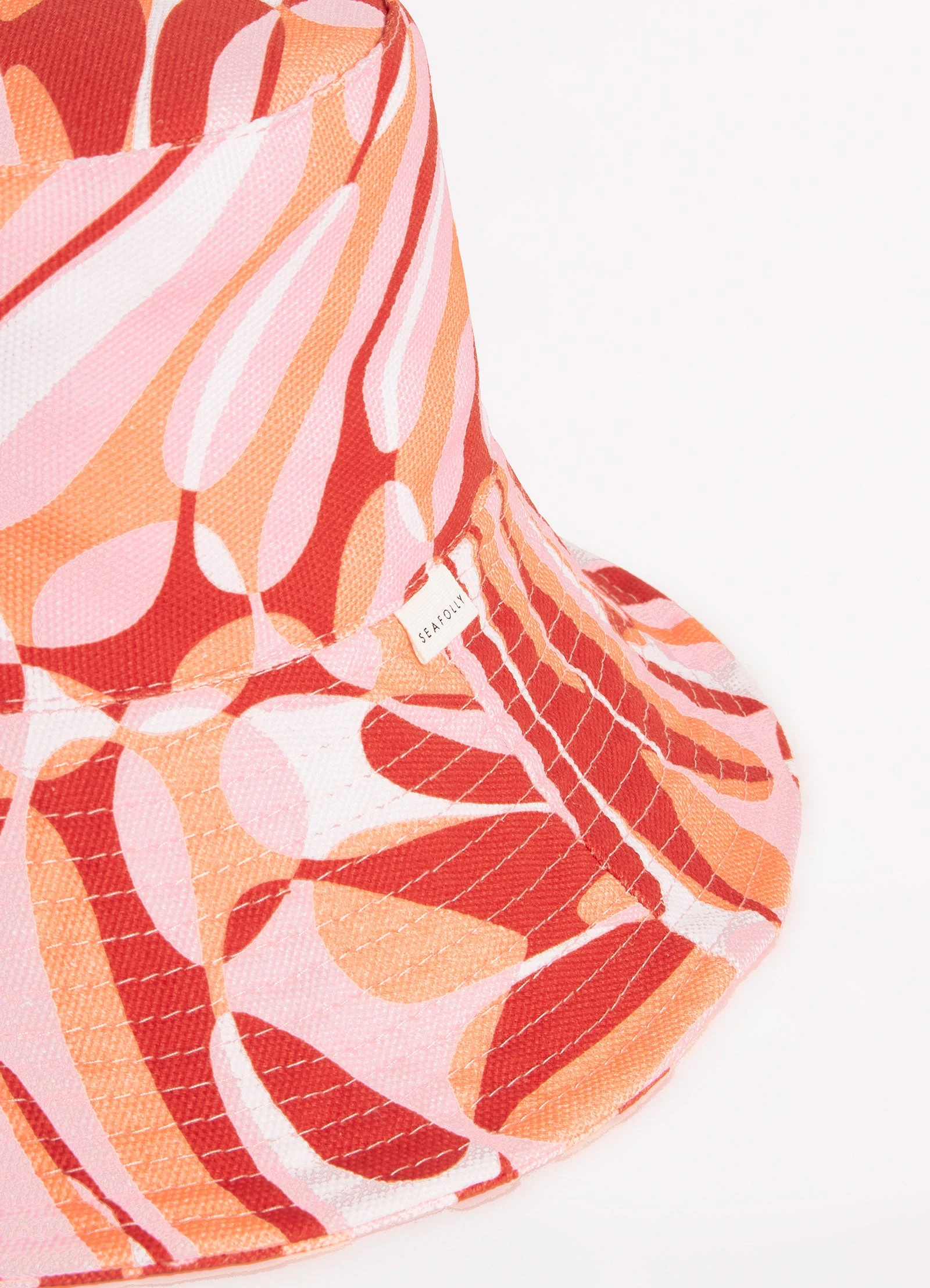 Seafolly Ladies Poolside Bucket Hat - Chintz Pink 7 Seafolly Ladies Poolside Bucket Hat - Chintz Pink - Image 5