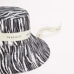 Seafolly Ladies Zahara Bucket Hat - Black -Seafolly shop 71859 HT Black 4