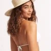 Seafolly Ladies Sundown Boater Hat - Natural 1 Seafolly Ladies Sundown Boater Hat - Natural -Seafolly shop 71864 HT Natural 1