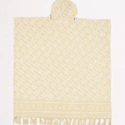 Seafolly Ladies SF Monogram Towel Poncho - Natural -Seafolly shop 71867 TL Natural 8