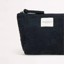 Seafolly Ladies Logo Terry Pouch - True Navy 8 Seafolly Ladies Logo Terry Pouch - True Navy -Seafolly shop 71869 BG True 20Navy 3