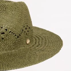 Seafolly Ladies Sails Panama Hat - Olive -Seafolly shop 71870 HT Olive 5