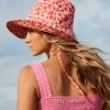 Seafolly Ladies Fleur De Bloom Bucket Hat - Chilli -Seafolly shop 71881 HT Chilli 1
