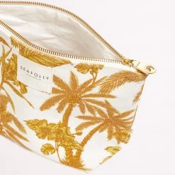 Seafolly Ladies Castaway Canvas Pouch - Tuscan Sunset -Seafolly shop 71882 BG TuscanSuns 4