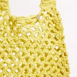 Seafolly Ladies Plaited Rope Tote - Celery -Seafolly shop 71890 BG Celery 4