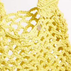 Seafolly Ladies Plaited Rope Tote - Celery -Seafolly shop 71890 BG Celery 5