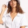 Seafolly Ladies Capri Bucket Hat - White -Seafolly shop 71891 HT White 1
