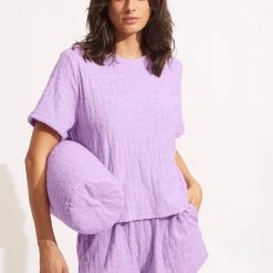 Seafolly Ladies Capri Beach Pillow - Wild Rose