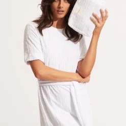 Seafolly Ladies Capri Pouch - White