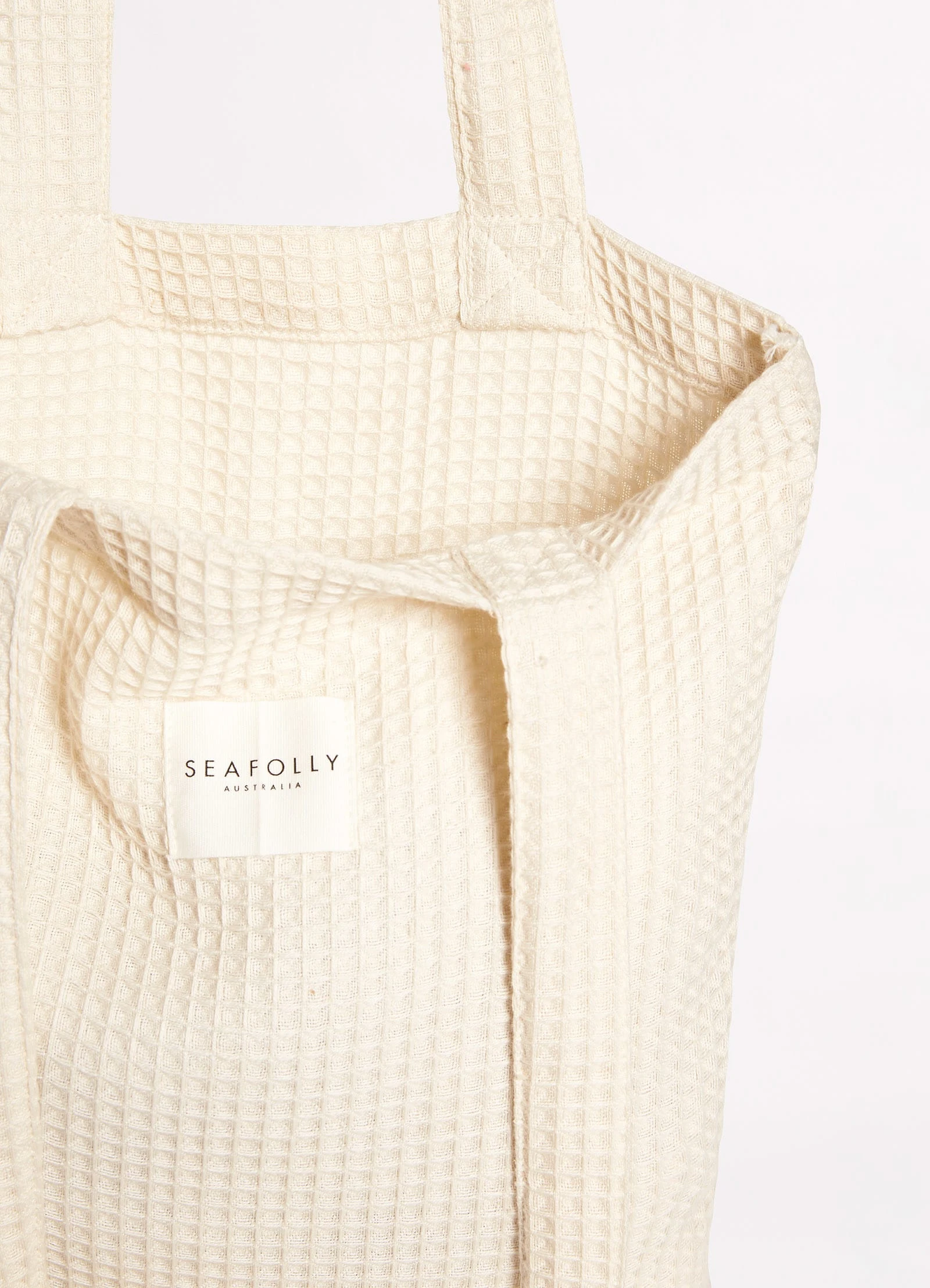 Seafolly Ladies Waffle Towel & Tote Set - Sand 7 Seafolly Ladies Waffle Towel & Tote Set - Sand - Image 5