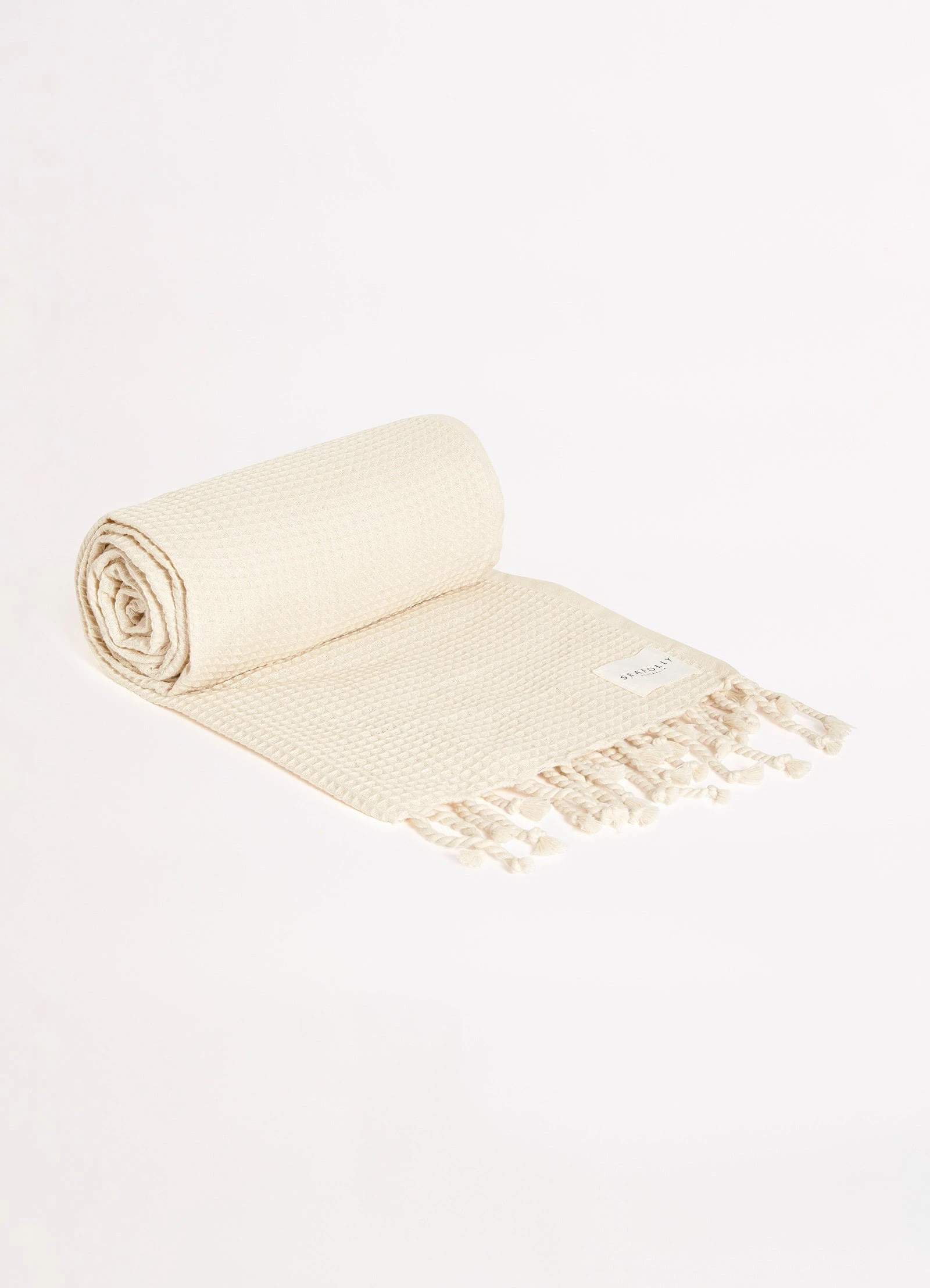 Seafolly Ladies Waffle Towel & Tote Set - Sand 9 Seafolly Ladies Waffle Towel & Tote Set - Sand - Image 7