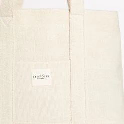 Seafolly Ladies Terry Beach Tote - Sand -Seafolly shop 71898 BG Sand 3