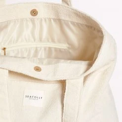 Seafolly Ladies Terry Beach Tote - Sand -Seafolly shop 71898 BG Sand 4