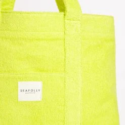 Seafolly Ladies Terry Beach Tote - Wild Lime 8 Seafolly Ladies Terry Beach Tote - Wild Lime -Seafolly shop 71898 BG Wild 20Lime 3