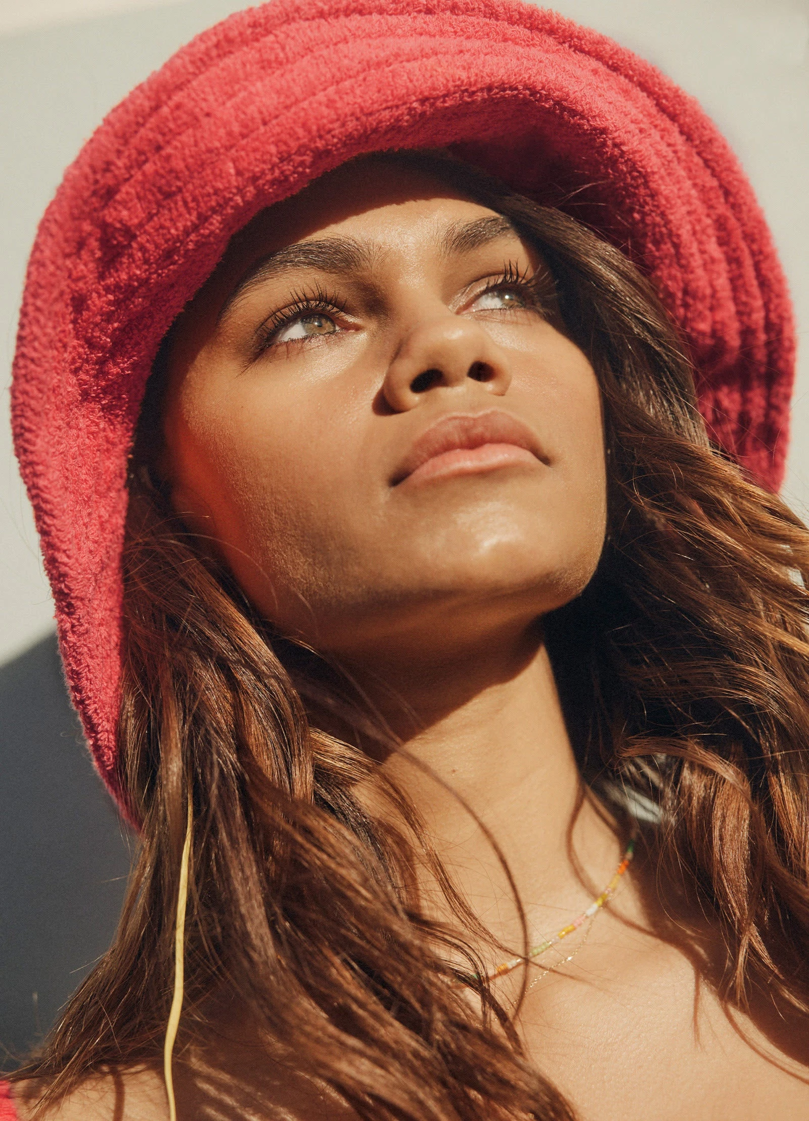 Seafolly Ladies Terry Bucket Hat - Sun Kissed Coral 6 Seafolly Ladies Terry Bucket Hat - Sun Kissed Coral - Image 4
