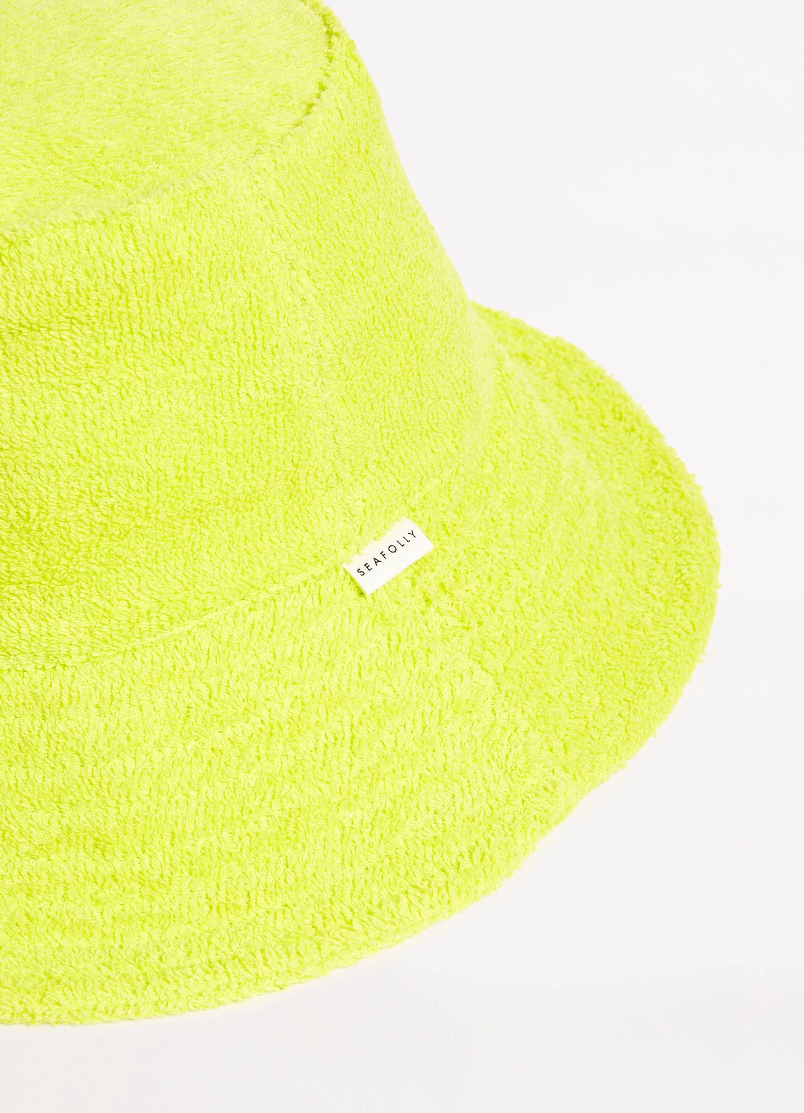 Seafolly Ladies Terry Bucket Hat - Wild Lime 4 Seafolly Ladies Terry Bucket Hat - Wild Lime - Image 2