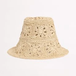 Seafolly Ladies Mandalay Crochet Hat - Natural 10 Seafolly Ladies Mandalay Crochet Hat - Natural -Seafolly shop 71909 HT Natural 3